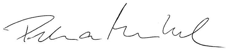 signature of Petra Merkel
