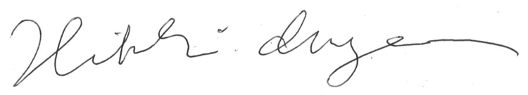 signature of Hitoshi Murayama, <em>Chair</em>