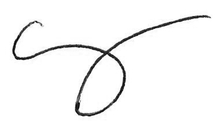 signature of Peter Onyisi