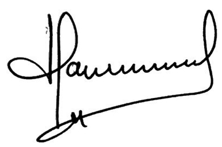 signature of Mark Sanchez