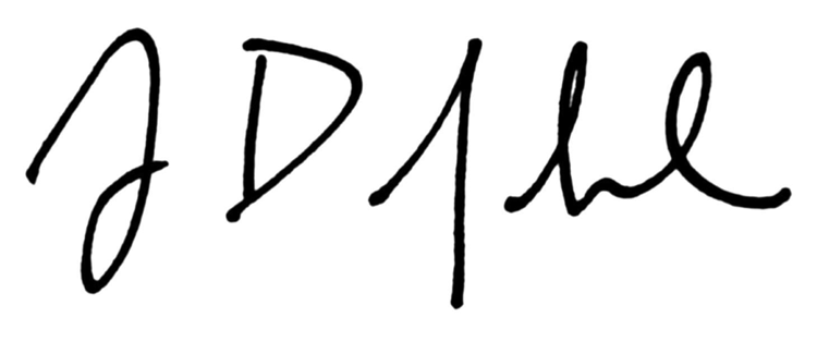 signature of Jesse Thaler